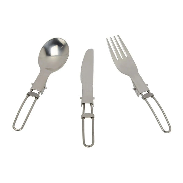 3 Piece Stainless Steel Folding Cutlery