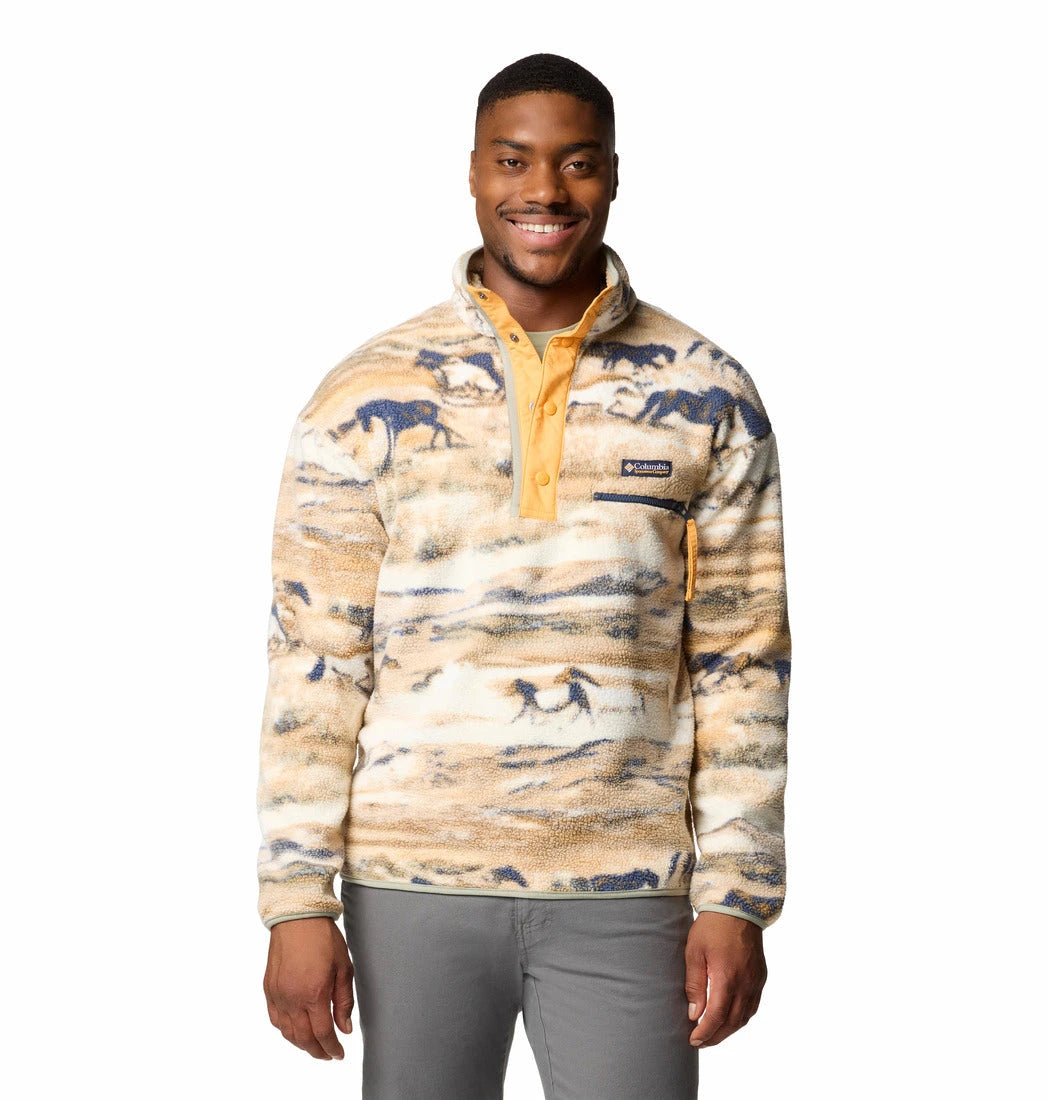 Fleece Tasche Zip Fleece Columbia Helvetia Half Snap Uomo