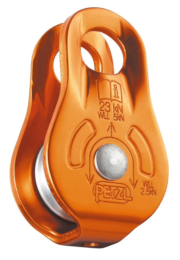 Petzl Fixe Pulley with Fixed Side Plates - Orange Great Outdoors Ireland