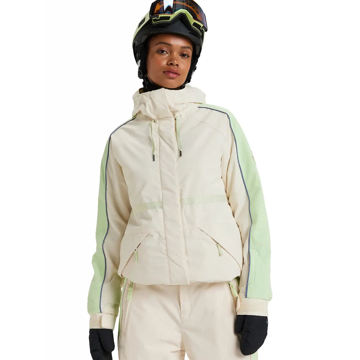 Roxy Women's Highridge Snow Jacket Buttercream
