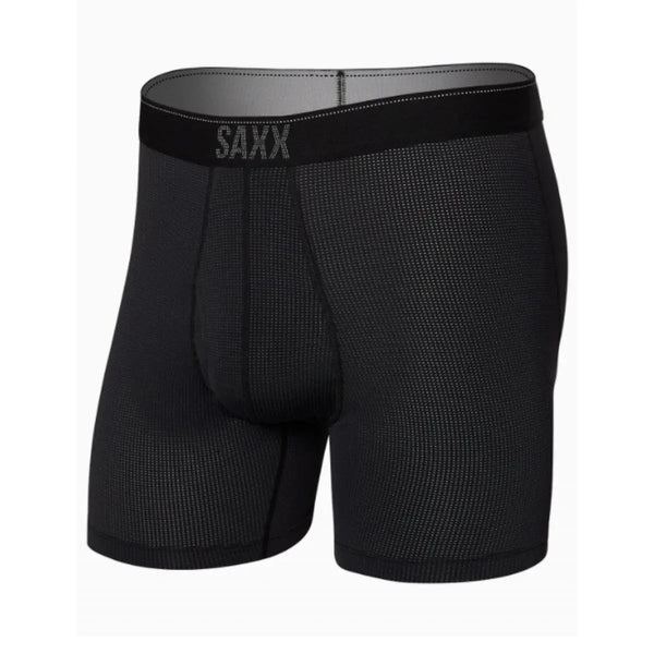 Saxx Quest Boxer Brief - Black II Great Outdoors Ireland