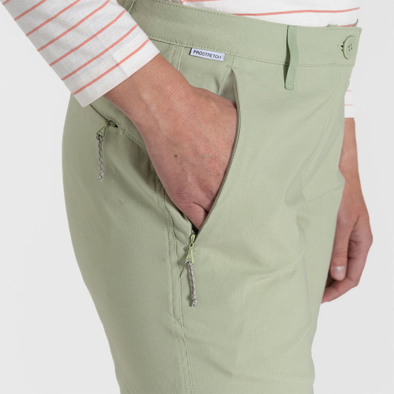 Stretch Kiwi Pro III Shorts - Bud Green