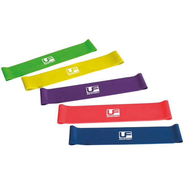 Urban Fitness Resistance Band Loop Set of 5 (10 Inch)