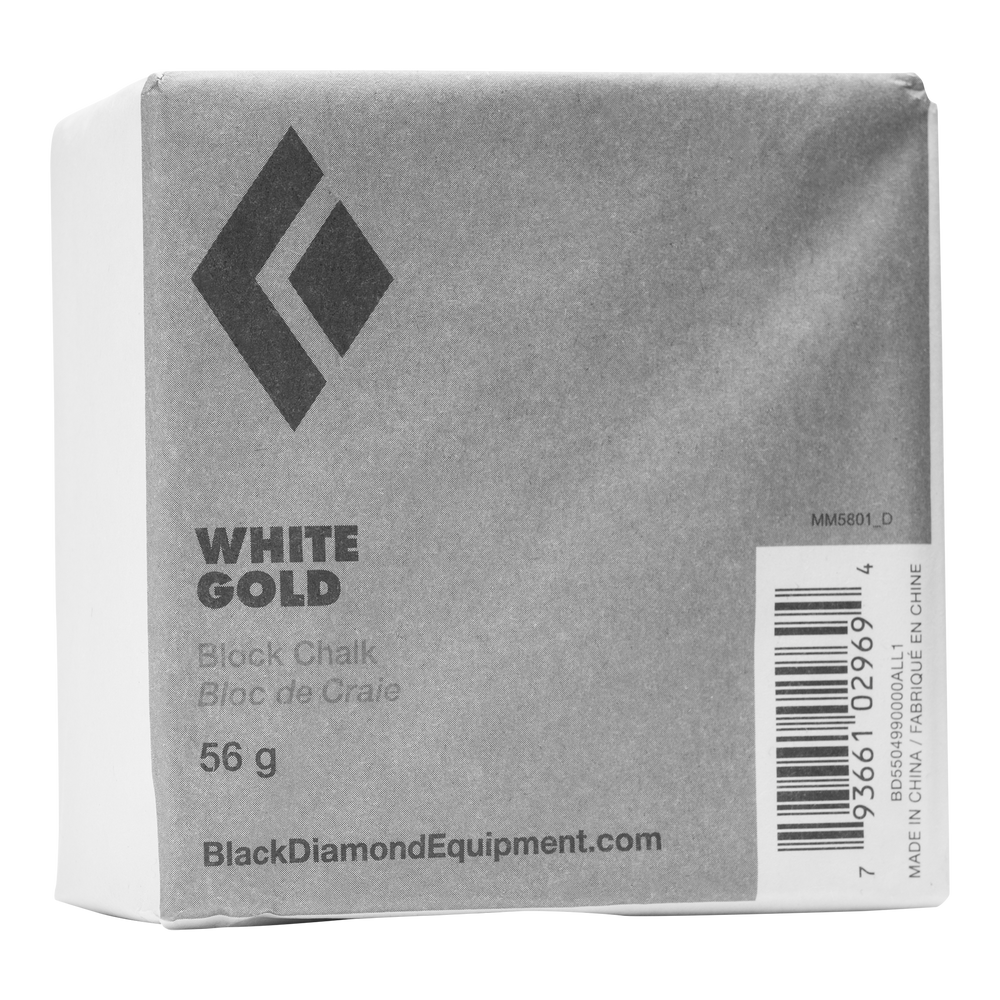 Black Diamond Solid White Gold Block 56g