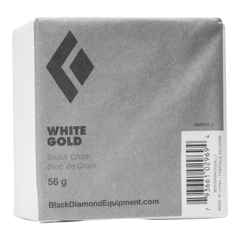 Black Diamond Solid White Gold - Block 56g- Great Outdoors Ireland