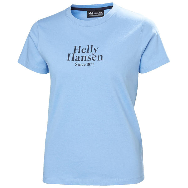 Helly Hansen Core Graphic Tee - Blue - Great Outdoors Ireland