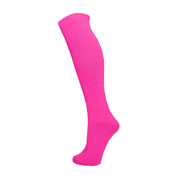 Manbi 24" Plain Tube Ski Sock - Neon Pink - Great Outdoors Ireland