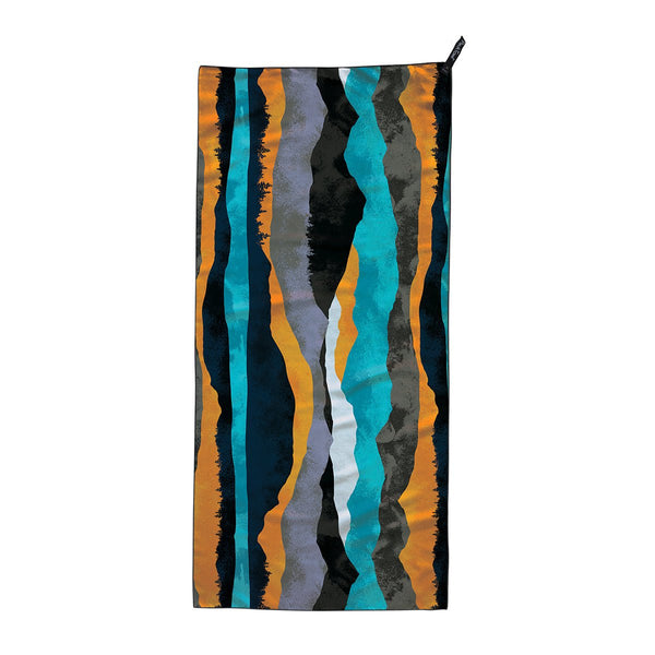 Packtowl Personal Beach Towel - Alpine Reflect Print - Great Outdoors Ireland