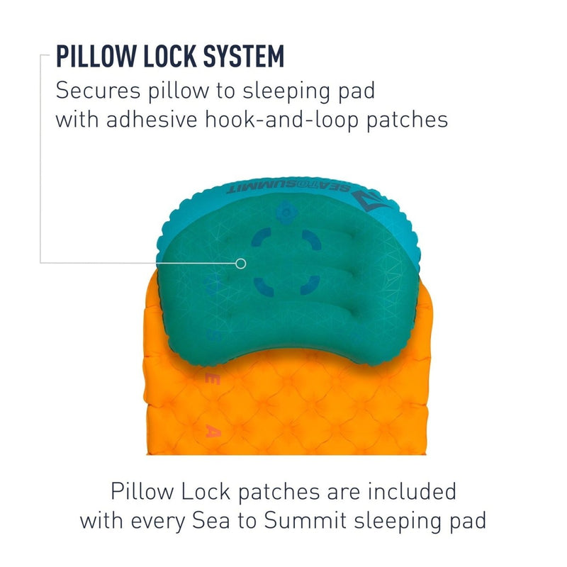 Sea to Summit Aeros Large Ultralight Pillow - Aqua - Great Outdoors Ireland