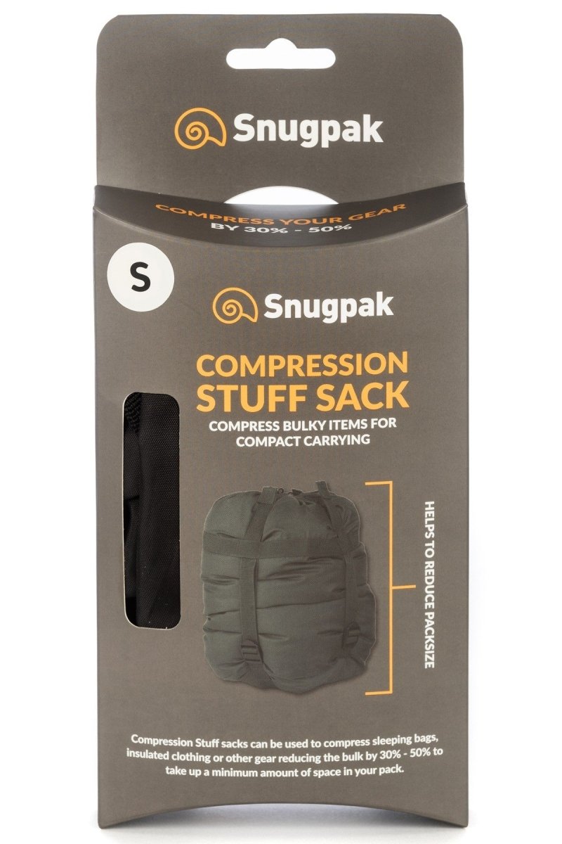 Snugpak Compression Sack Large - Black - Great Outdoors Ireland
