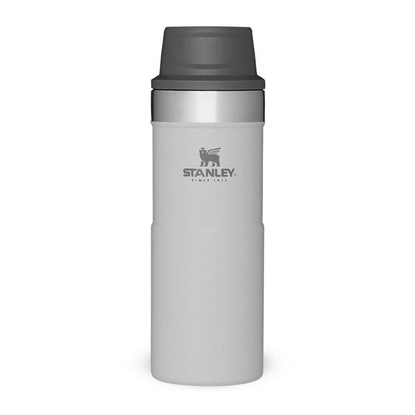 Stanley Classic Trigger Action Travel Mug | 0.35L - Ash - Great Outdoors Ireland