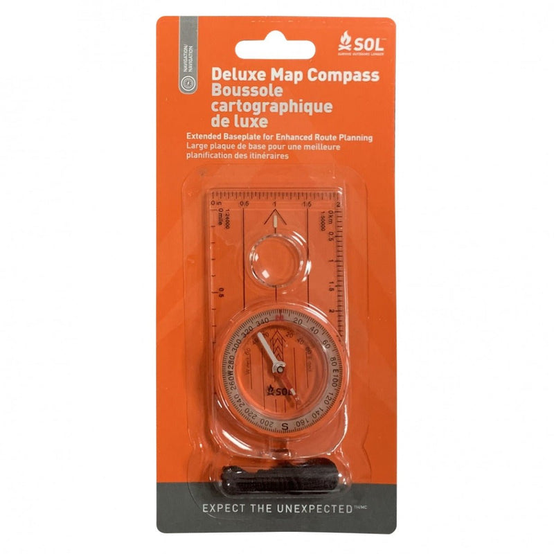 Survive Outdoors Longer Deluxe Map Compass - Great Outdoors Ireland