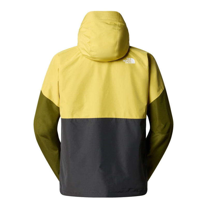 The North Face Lightning Zip-In Jacket - Asphalt/Yellow - Great Outdoors Ireland