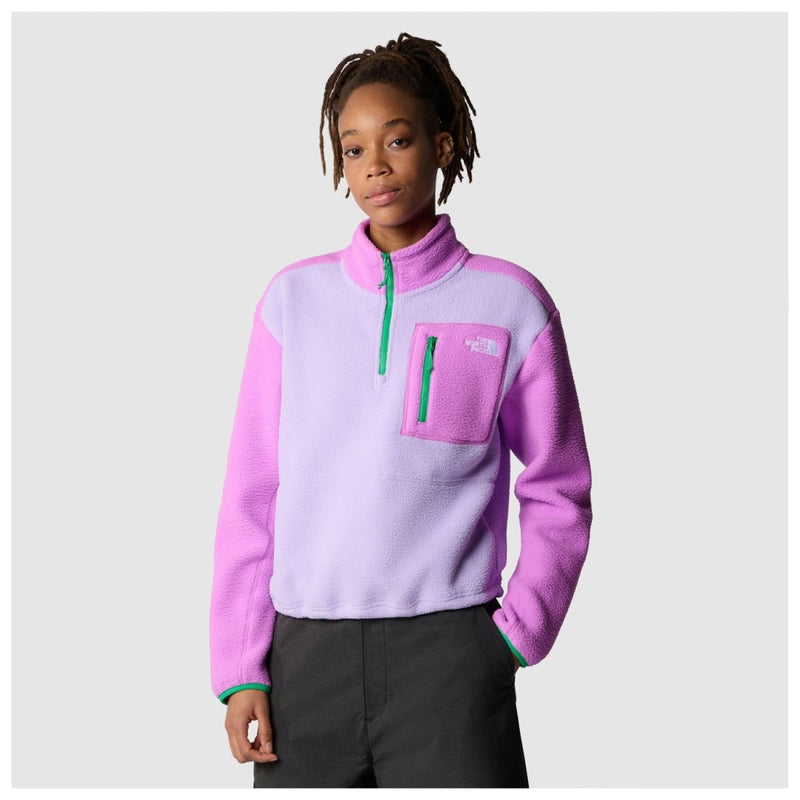 The North Face Yumiori 1/4 Zip Fleece - Lite Lilac - Great Outdoors Ireland