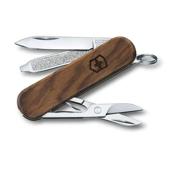 Victorinox Classic SD Wood Keychain Knife - Great Outdoors Ireland