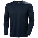 Helly Hansen Men's HH Tech Crew Long Sleeve 2.0 - Navy front view