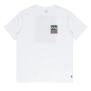 Billabong Men's Stamp Short Sleeved Tee - White