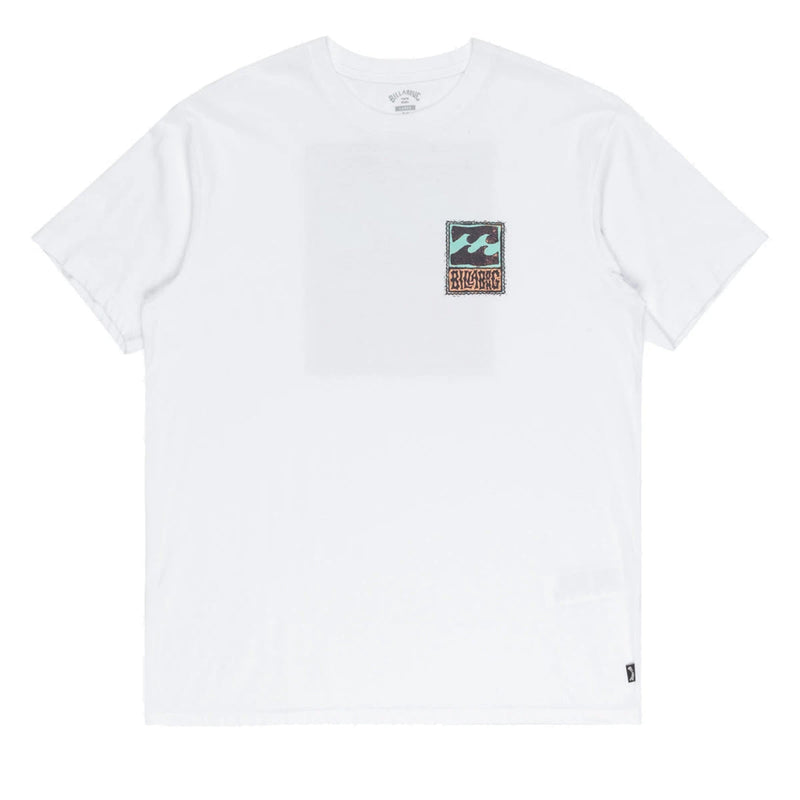 Billabong Men's Stamp Short Sleeved Tee - White