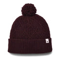 Cable Cuff Pom Beanie