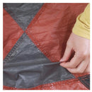 Seamgrip WP applied to the seams on a tent and drying