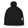 Cable Cuff Pom Beanie