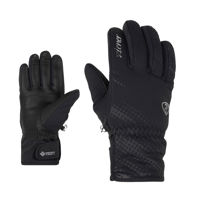 Ziener Women's Karoi Windstopper Primaloft Ski Glove  