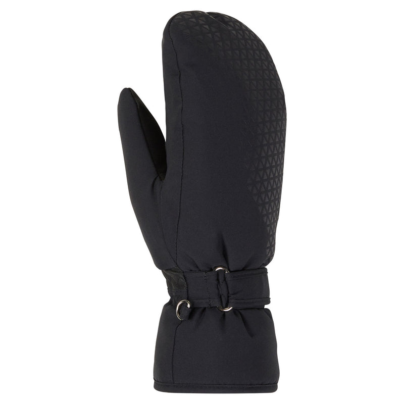 Stay warm and stylish with ZIENER’s waterproof women’s mittens featuring fleece insulation and secure wrist closure.