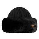 Stay warm with Barts Fur Cable Bandhat: soft faux fur, cable knit, fleece lining. Perfect for winter!