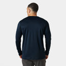 Helly Hansen HH Tech Crew Long Sleeve 2.0 - Navy back view