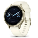 Garmin Venu® 4 - 41 mm | Lunar Gold with Bone Silicone Band  