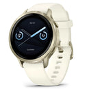 Garmin Venu® 4 - 41 mm | Lunar Gold with Bone Silicone Band  
