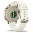 Garmin Venu® 4 - 41 mm | Lunar Gold with Bone Silicone Band  