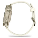 Garmin Venu® 4 - 41 mm | Lunar Gold with Bone Silicone Band  