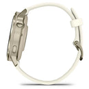 Garmin Venu® 4 - 41 mm | Lunar Gold with Bone Silicone Band  