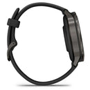Garmin Venu® 4 - 41 mm | Slate with Black Silicone Band  