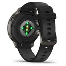 Garmin Venu® 4 - 41 mm | Slate with Black Silicone Band  
