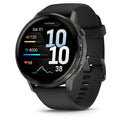 Venu® 4 - 45 mm | Slate with Black Silicone Band
