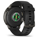 Garmin Venu® 4 - 45 mm | Slate with Black Silicone Band  