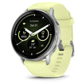 Venu® 4 - 45 mm | Silver with Citron Silicone band