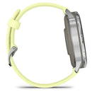 Garmin Venu® 4 - 45 mm | Silver with Citron Silicone band  