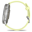 Garmin Venu® 4 - 45 mm | Silver with Citron Silicone band  
