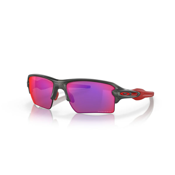 Oakley Flak Jacket 2.0 XL Matt Grey Smoke Prizm Red Sunglasses