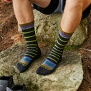 Darn Tough Via Ferrata Micro Crew Midweight Hiking Sock - Charcoal  