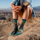 Darn Tough Women's Sunset Ledge Micro Crew Lightweight Hiking Socks  