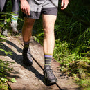 Darn Tough Via Ferrata Micro Crew Midweight Hiking Sock - Charcoal  
