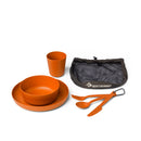 Camp Dinnerware Set w/ Mesh Sack