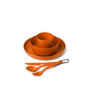 Camp Dinnerware Set w/ Mesh Sack