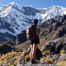 Osprey Fairview 55 Travel Pack worn, side profile, lifestyle shot