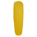 A bright yellow, mummy-shaped Therm-a-Rest NeoAir XLite NXT sleeping pad featuring horizontal baffles.