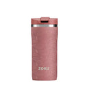 Zoku 12oz Stainless Steel Travel Mug - Pink Geo- Great Outdoors Ireland